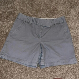 LOFT Blue Cotton Blend Womens Shorts